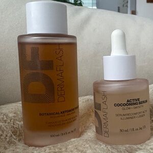 Dermaflash Botanical Ketocaid Toner and Active Cocooning Serum Set - Brown